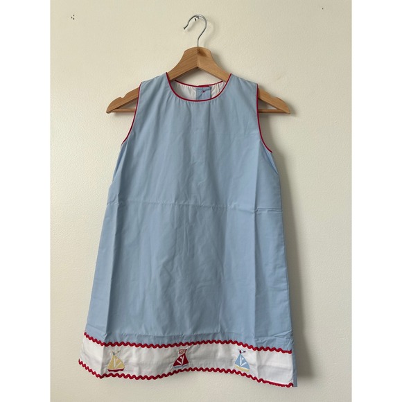 The Beaufort Bonnet Company Other - The Beaufort Bonnet Company Annie Apron Dress – Beale Street Blue – Size 10